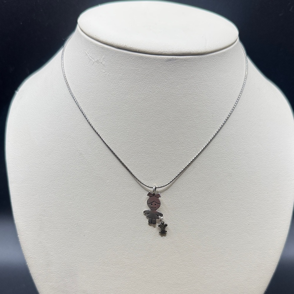 Silpada Sterling Silver Child Kids Necklace